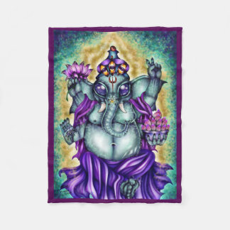 "Ganesha" Fleece Blanket