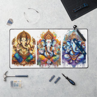 Ganesha, ganesh, ganapati remover of obstacles #2 desk mat