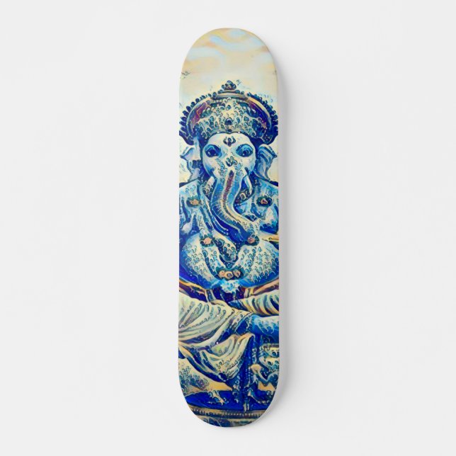 Ganesha Great Wave Element Rider Custom Pro Board Skateboard (Front)