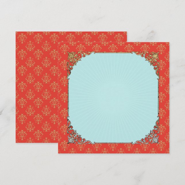 GANESHA Indian God - Carte d'invitation (Devant / Derrière)