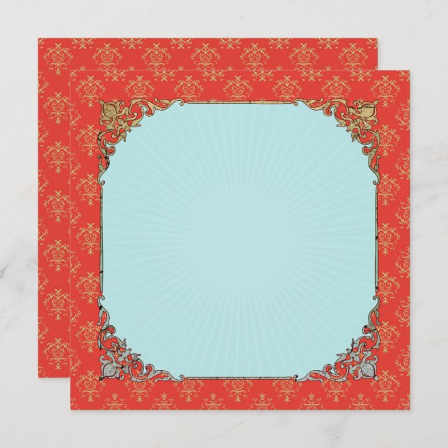 GANESHA Indian God - Invitation Card (Front/Back)