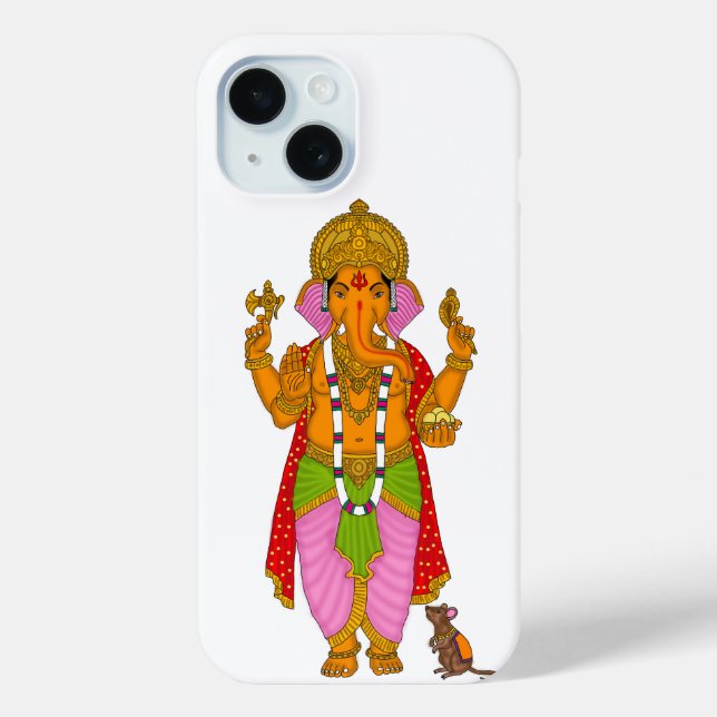 Ganesha Phone Cover, Phone Case & Keyring Design (Back)