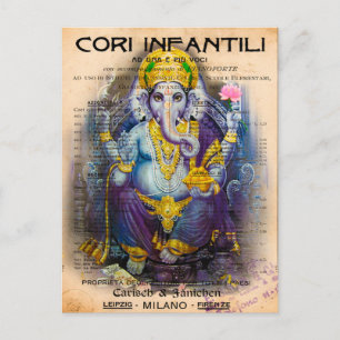 Ganesha Postcard