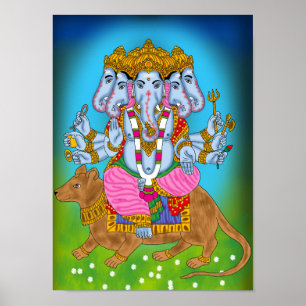 Ganesha Poster Wall Art
