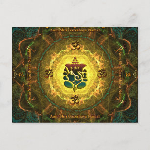 Ganesha - Success, Victory, Prosperity, Knowledge Postcard