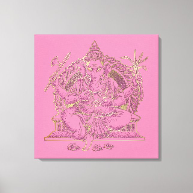 GANESHA - Toile enveloppée (Recto)