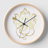 Ganesha wall clock