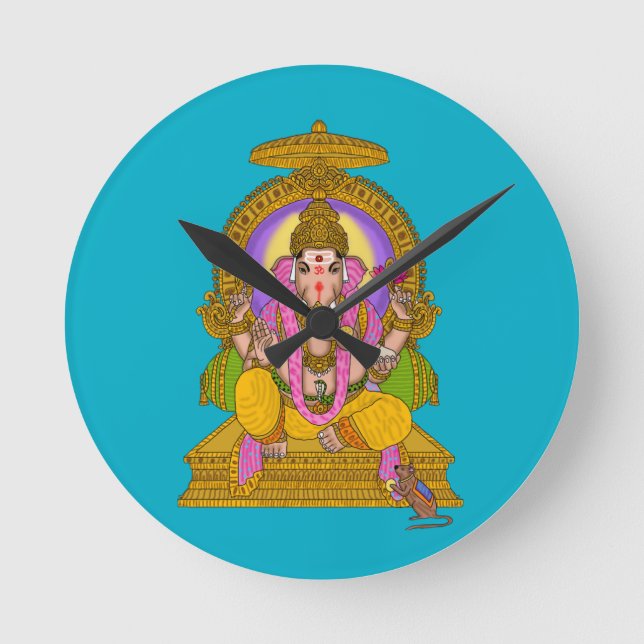 Ganesha Wall Clock (Front)