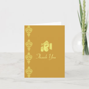 Ganesha Wedding Thank You Cards