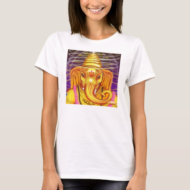 Ganesha with Helmet tee (Front)