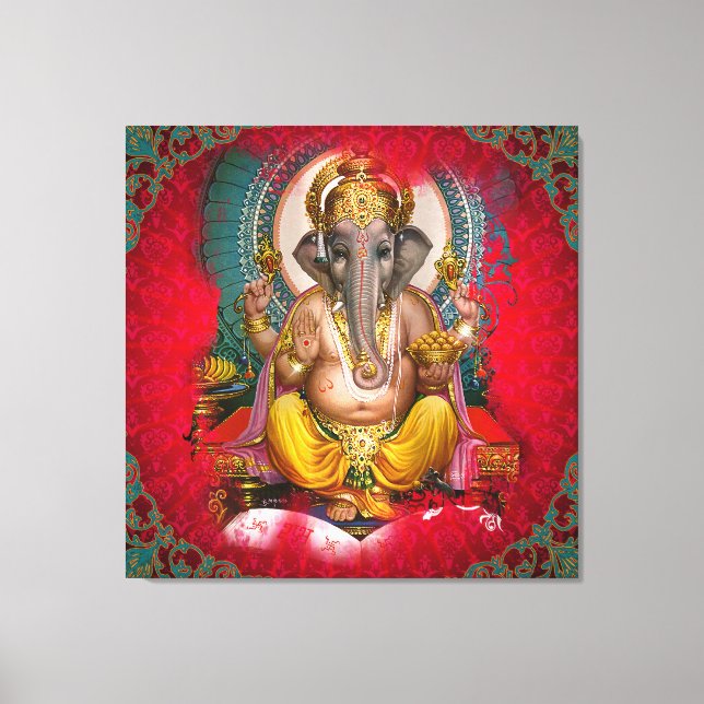 GANESHA - Wrapped Canvas (Front)