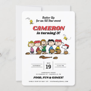 Gang des cacahuètes   Invitation d'anniversaire de