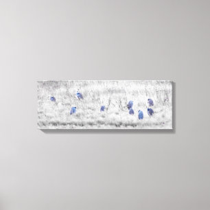 Gang of Blue Heron's wall art