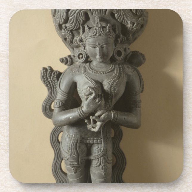 Ganga, goddess who personifies the sacred River Ga Coaster (Front)