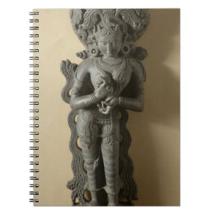 Ganga, goddess who personifies the sacred River Ga Notebook