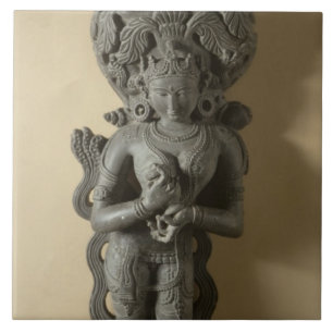 Ganga, goddess who personifies the sacred River Ga Tile