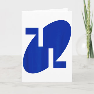 Gangnam District Flag Symbol Seoul South Korea _3  Card