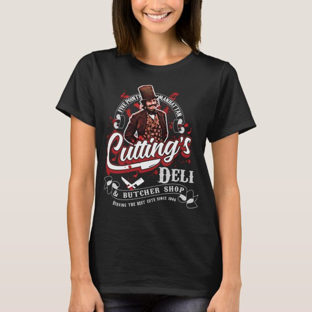 Gangs Of New York Cutting'S Deli Bill The Butcher  T-Shirt (Front)
