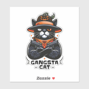 GANGSTA CAT HALLOWEEN 