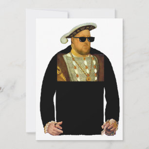 Gangsta Henry VIII Holiday Card