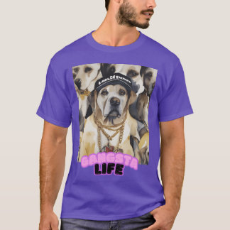 Gangsta Life Labrador friends T-Shirt