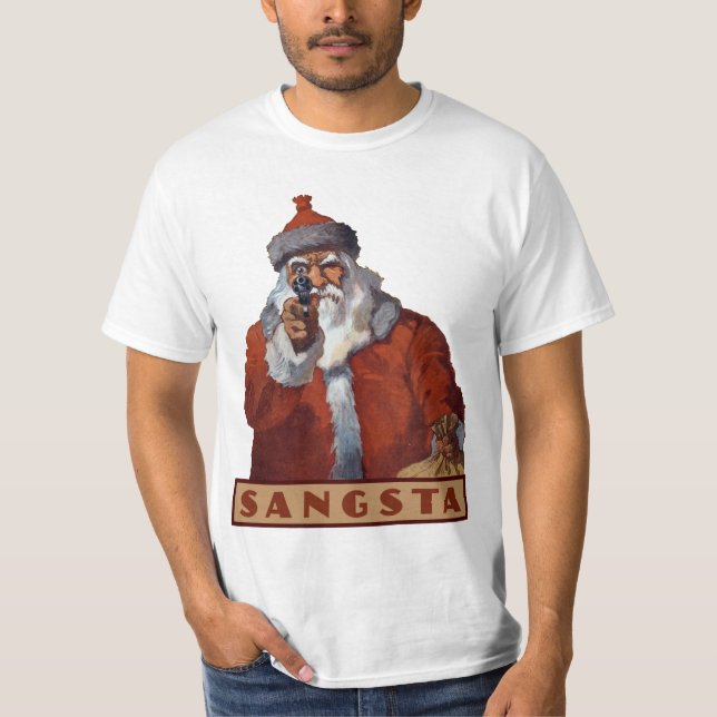 Gangsta Santa shirts & jackets (Front)