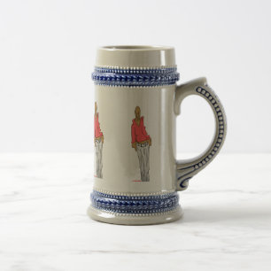 Gangsta Sketch Beer Stein