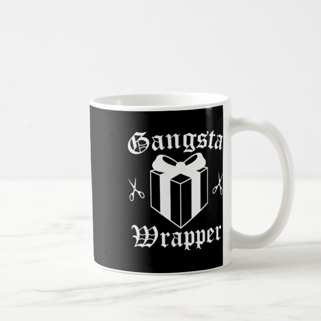 Gangsta Wrapper Christmas Holiday  Coffee Mug (Right)