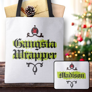 Gangsta Wrapper Cool Noël Spirit Sac fourre-tout