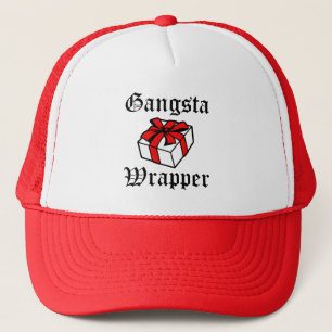 Gangsta Wrapper drôle casquette de Noël des femmes