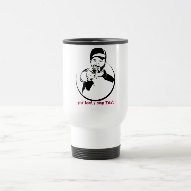 Gangstas World Travel Mug (Center)