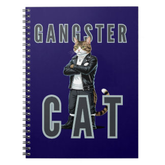 Gangster Cat Bad Boy Notebook