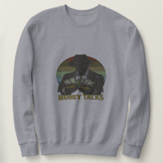 Gangster counting cash sweatshirt