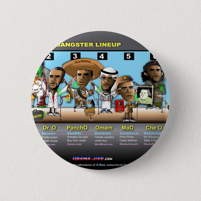 Gangster Government 2 Inch Round Button (Front)