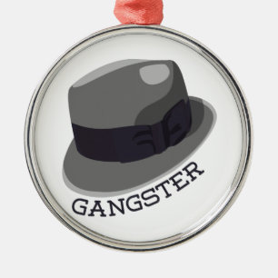 Gangster Metal Ornament