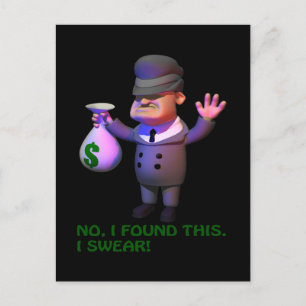 Gangster Postcard