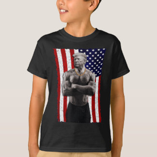 Gangster Pro Donald Trump Tattoo Republican Americ T-Shirt