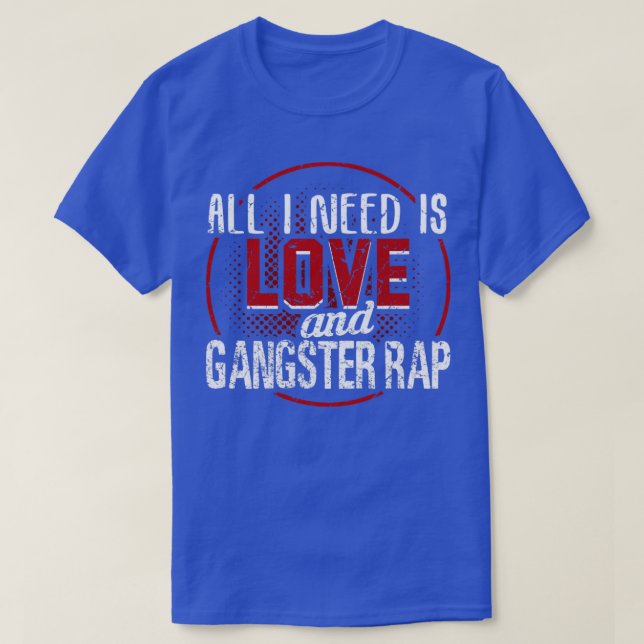 Gangster Rap T-Shirt (Design Front)