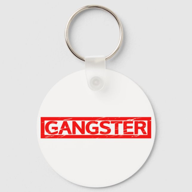 Gangster Stamp Keychain (Front)