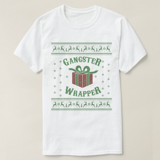 Gangster Wrapper Ugly Sweater (Design Front)