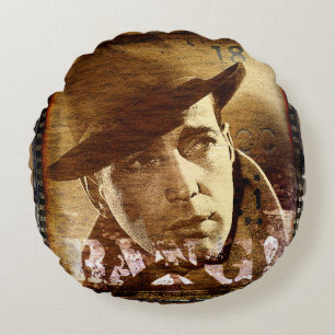 Gangster's Boggie Round Pillow