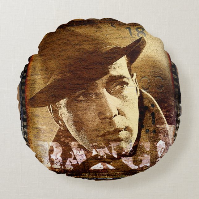 Gangster's Boggie Round Pillow (Front)