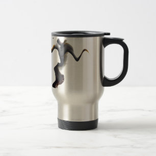 Gannets-Abstract Sea Bird Travel Mug