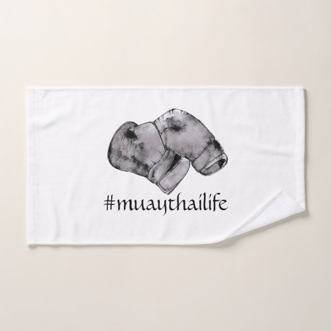 Gants de boxe thaïlandais de Muay (Serviette à main)
