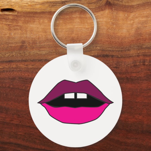 GAP TOOTH GIRL KEYCHAIN (Front)