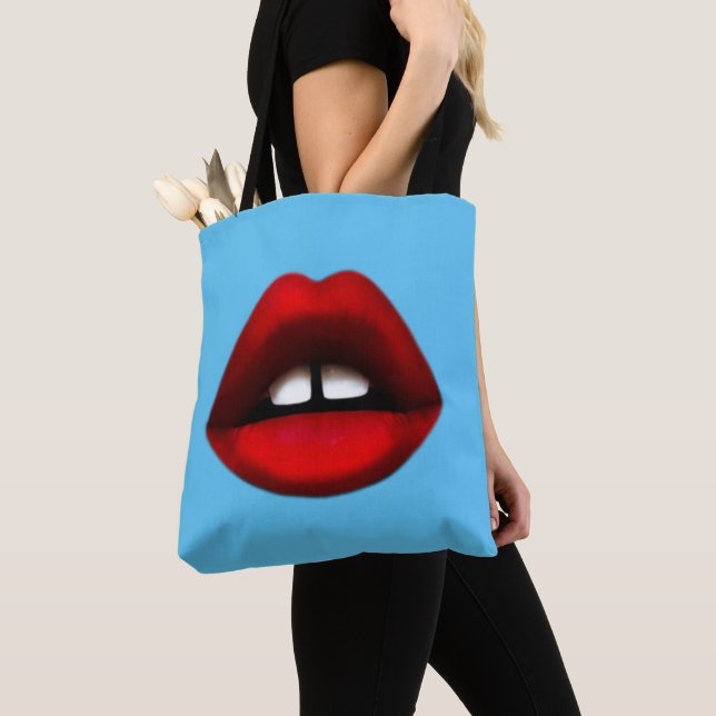 GAP TOOTH GIRL TOTE BAG (Close Up)