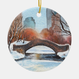 Gapstow Bridge Central Park Ornament NYC New York 