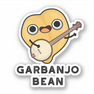 Gar-banjo Bean Funny Garbanzo Banjo Pun 
