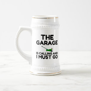 Garage Calling Beer Stein