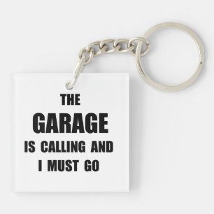 Garage Calling Keychain
